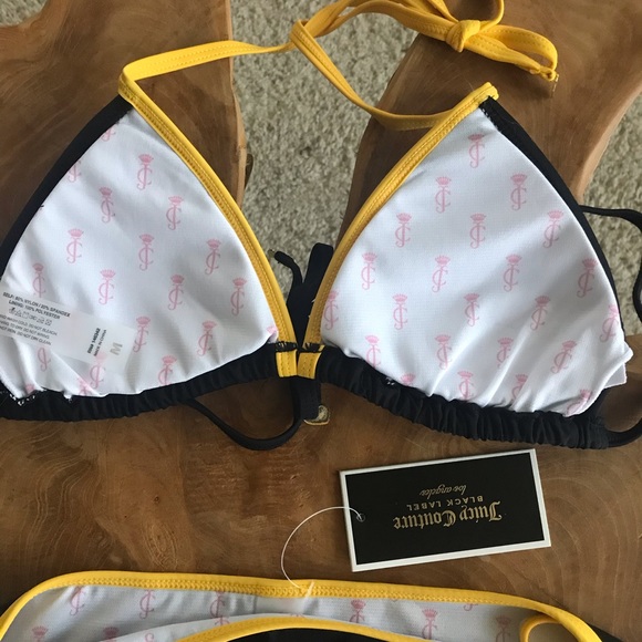 NWT JUICY COUTURE BLACK/ BIKINI SIZES XS, LG - Picture 6 of 8